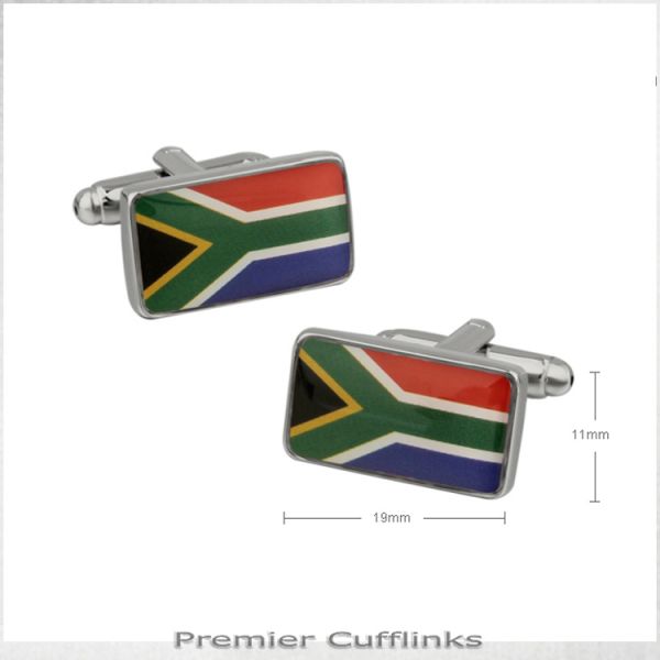 SOUTH AFRICA FLAG CUFFLINKS