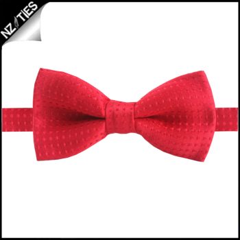 Boys Red With Red Polka Dots Bow Tie