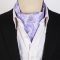 Lavender Purple Paisley Ascot Cravat