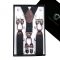 Black Leather Attachment 3.5cm XL Braces