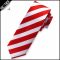 Red & White Mens Skinny Tie