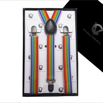 Rainbow Y2.5cm Men’s Braces Suspenders