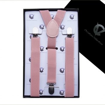 Blush Dusky Pink Y2.5cm Large Men’s Braces Suspenders