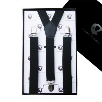 Boy’s Black Y2.5cm Braces Suspenders