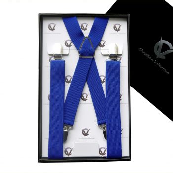 Royal Blue X2.5cm Men’s Braces Suspenders
