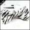 Zebra Print Black & White Bow Tie