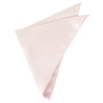 Mens Nude Pale Pink Pocket Square Handkerchief