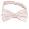 Nude Pink Plain Bow Tie