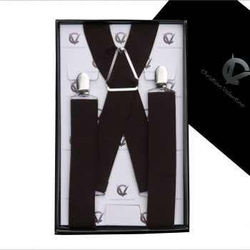 Dark Brown X3.5cm Men’s Braces Suspenders