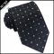 Black Diamond Texture With Polka Dots Mens Tie