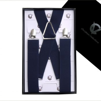 Midnight Blue X3.5cm Men’s Braces Suspenders