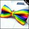 Mens Rainbow Multi-Coloured Bow Tie