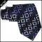 Navy Blue With White Squares Mens Necktie