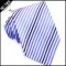 White with Purple Thin Stripes Mens Tie