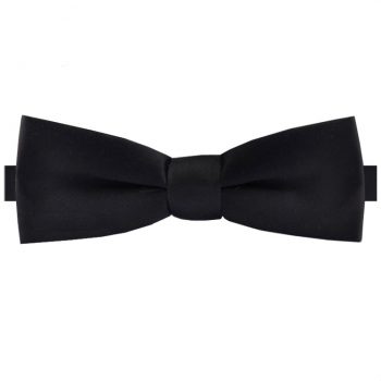 Black Slim Style Bow Tie