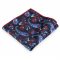 Blue, Pink, Red & White Floral Paisley Pocket Square