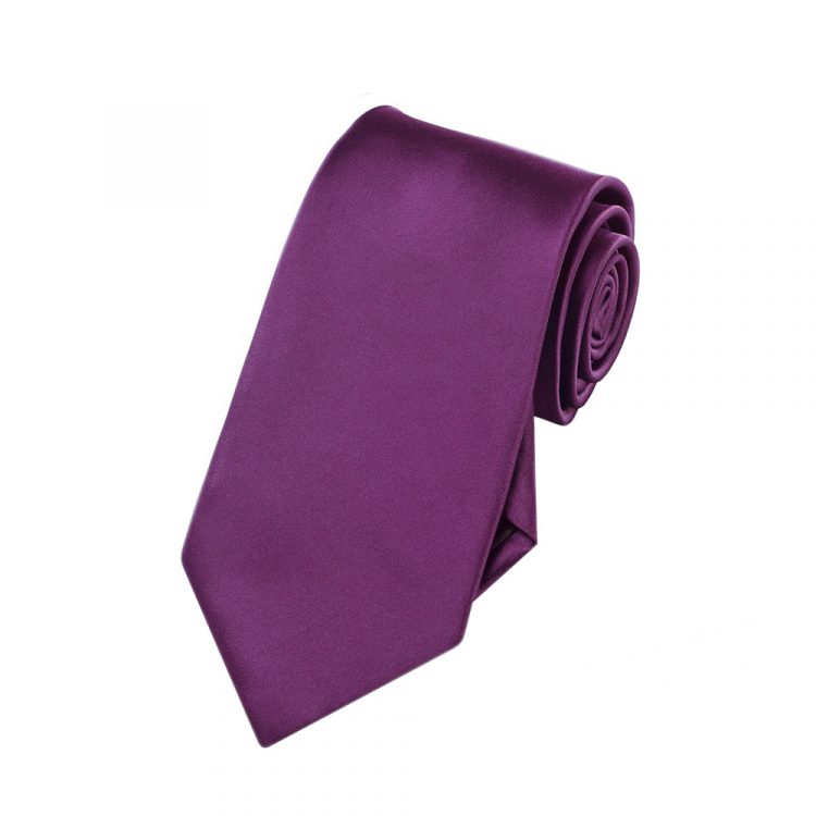 Boys Plum Grape Purple Tie