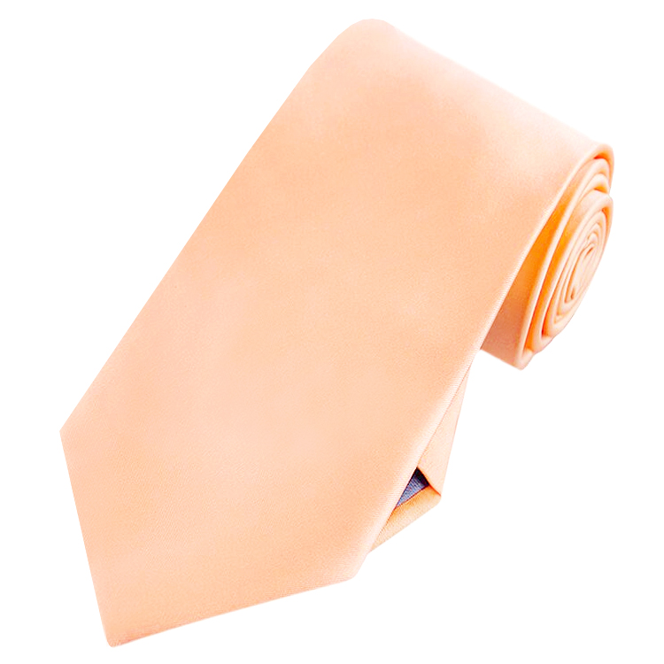 Mens Apricot Peach Coral Tie