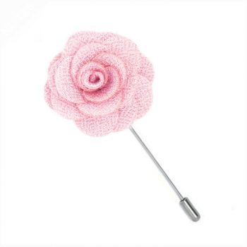 Baby Pink Floral Lapel Pin