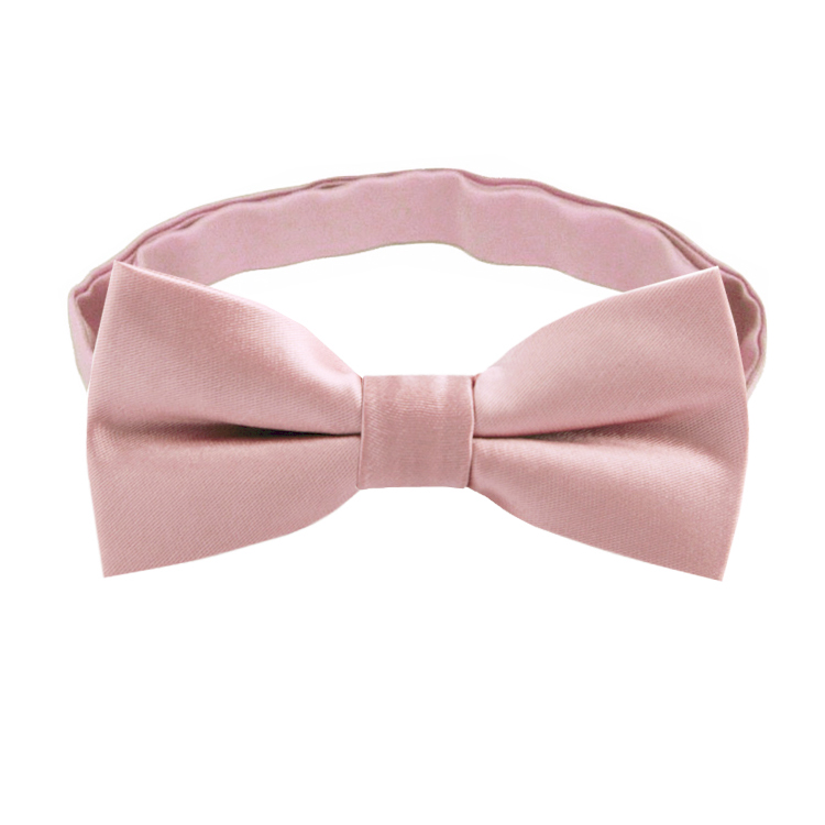 Blush Dusky Pink Boys Bow Tie