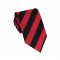 Red & Black Stripes Boys Sports Tie