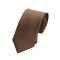 Boys Chocolate Coffee Brown Plain Tie