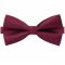 Burgundy Dark Red with V texture Bow Tie