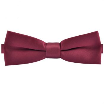 Burgundy Slim Style Bow Tie