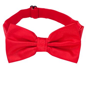 Cherry Red Bow Tie