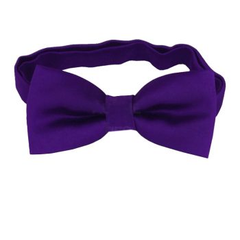 Dark Purple Boys Bow Tie