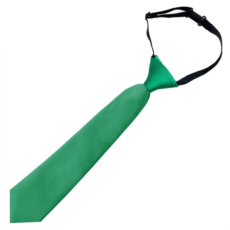 Emerald Green Boys Elasticated Necktie