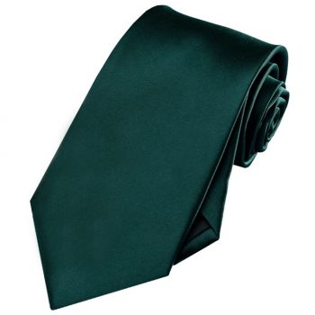 Men’s Forest Dark Green Extra Long Tie