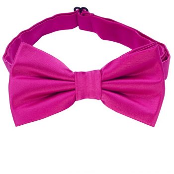 Fuschia Cerise Magenta Pink Bow Tie