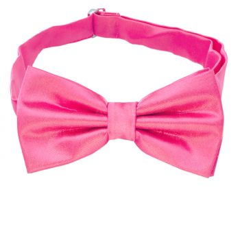 Bright Hot Pink Bow Tie