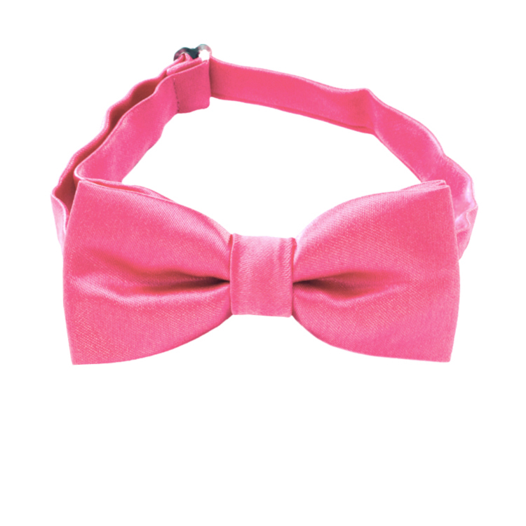 Hot Pink Boys Bow Tie