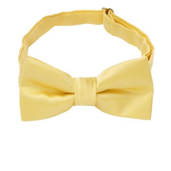 Light Gold Yellow Boys Bow Tie