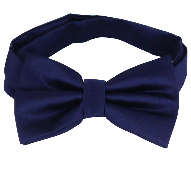 Midnight Dark Blue Bow Tie