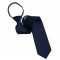 Mens Midnight Blue Zipper Tie