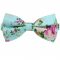 Mint Floral Bow Tie