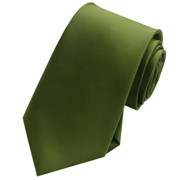 Mens Olive Green Tie