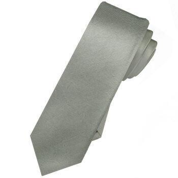 Men’s Pale Sage Distressed Texture Skinny Tie