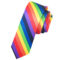 Rainbow Stripes Skinny Tie