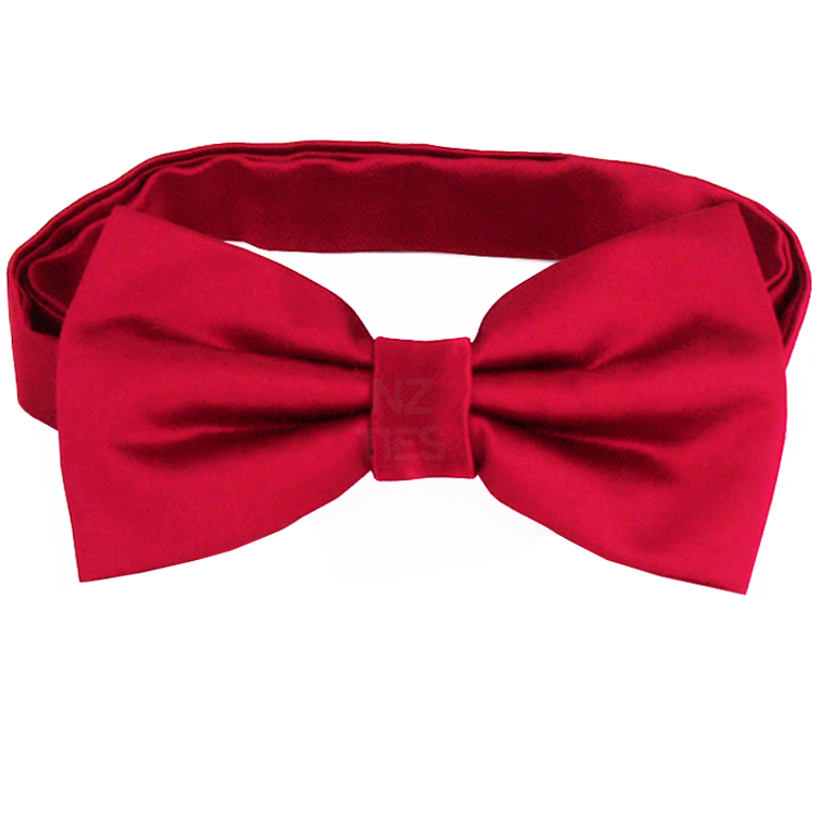 Scarlet Red Bow Tie
