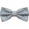 Silver with Pinwheel Texture Bow Tie