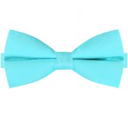Turquoise Cotton Bow Tie