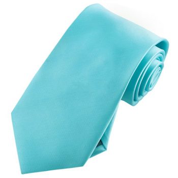 Mens Turquoise Aqua Tiffany Blue Tie
