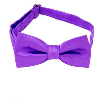 Violet Purple Boys Bow Tie