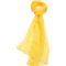 Bright Yellow Chiffon Scarf