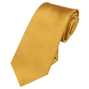 Classic Gold Slim Tie