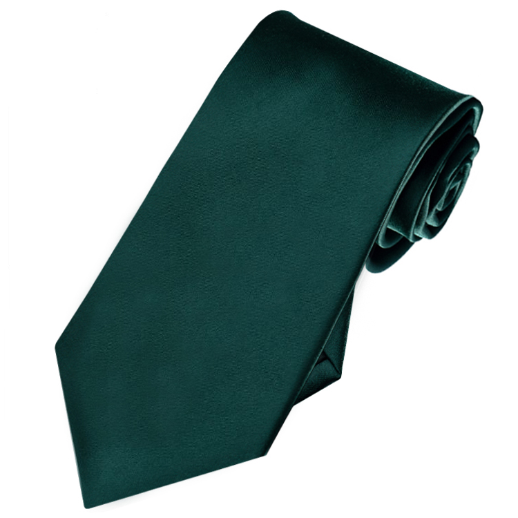 Dark Green Men's Slim Tie